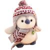 Japanese Style Harbin Penguin Plush with Scarf & Hat - Adorable Cultural Gift