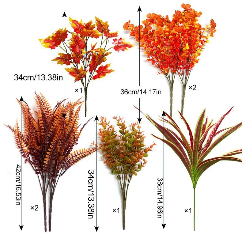 

Осень Искусственное растение Эвкалипт Персидская трава Папоротник Искусственный цветок Украшение для дома Искусственный цветок Композиция для съемки Ландшафтный дизайн