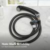 Salon Shampoo Sprayer Black Bowl Spray Head Universal Fit