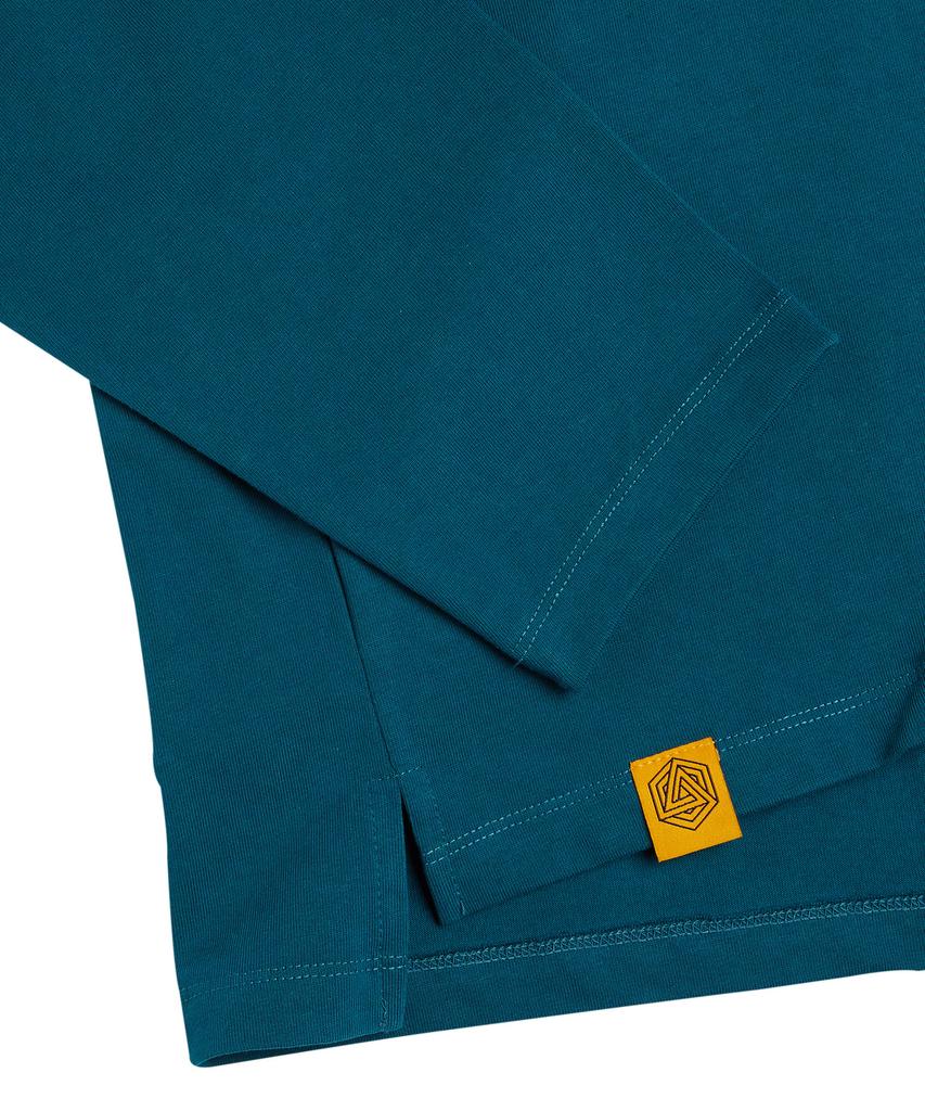 PROTAGON Og Symbol Oversized Long-Sleeved Tee (Blue)