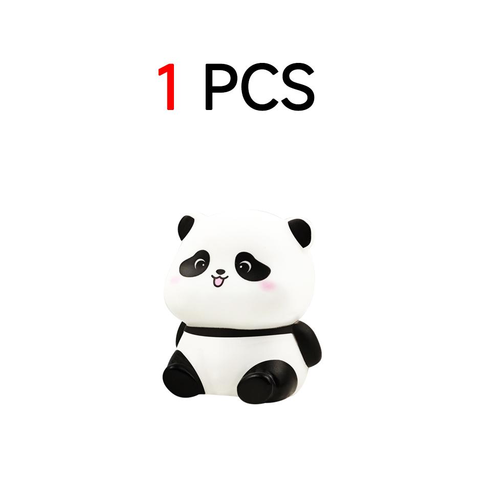 New Panda LED Night Light Living Room Cute Panda Plastic Lamp Bedside Decor Creative Kids Night Light Birthday Gift