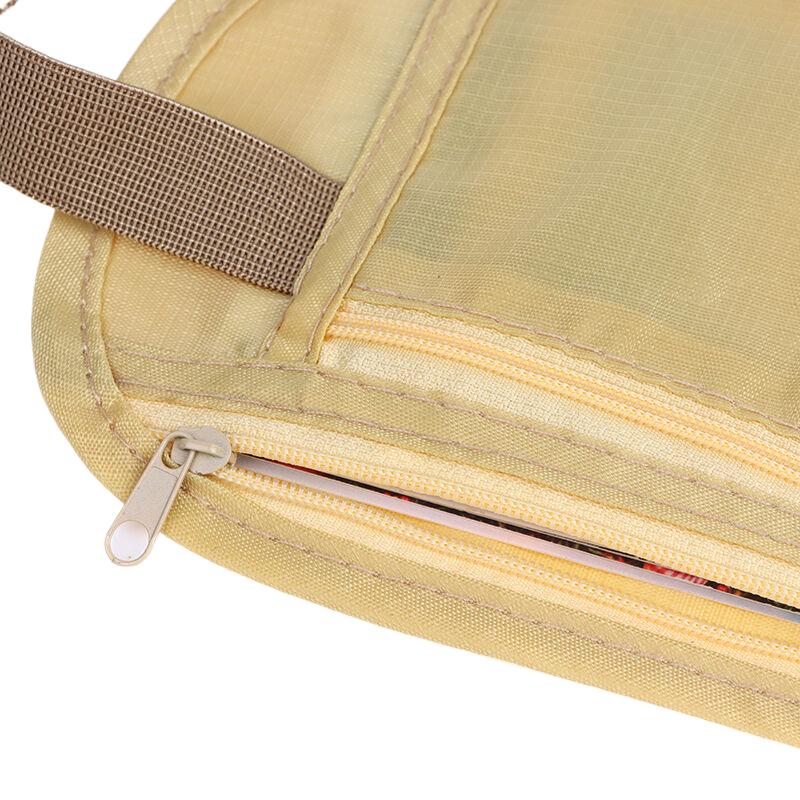 1 Stück Universal-Sport-Hüfttasche, Geldgürtel für die Reise, Damen und Herren, schlanke, versteckte Reisebrieftasche, Handy-Diebstahlschutztasche