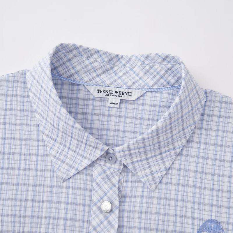 Teenie Weenie Women's Plaid Button-Up Shirt