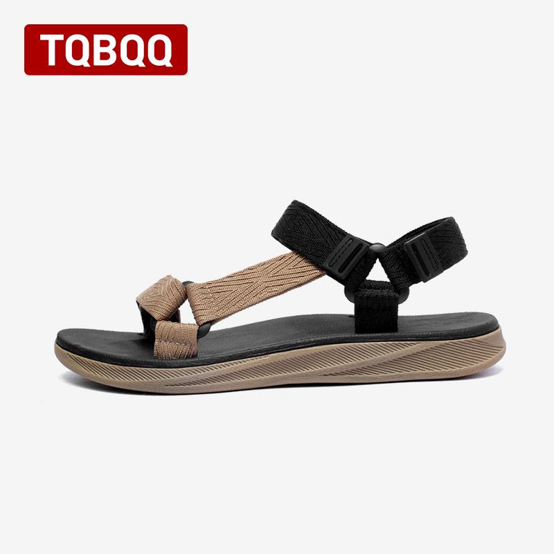 Sommer Herren Lässig Atmungsaktiv Schwarz Sandalen Rutschfest Flip Flops Hohe Qualität Outdoor Strand Hausschuhe Wasserschuhe