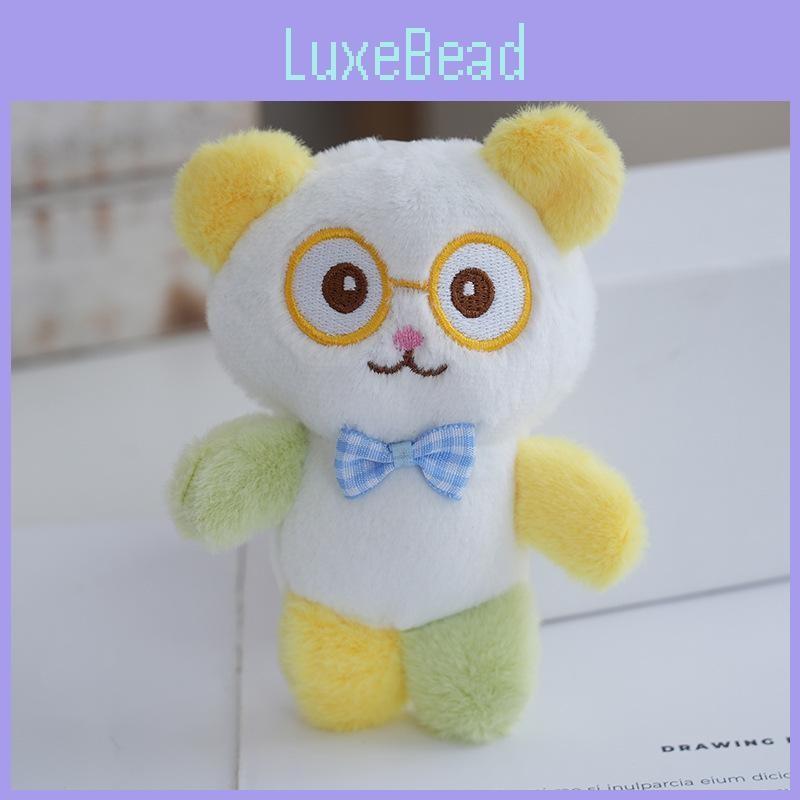Panda Adorable Mini Plush Keychain With  Pp Cotton For Bag Charm Accessories