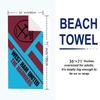 West Ham United FC Print Beach Towel, Large Soft Quick Dry Towel for Beach Camping Swimming