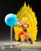 TAMASHII NATIONS Dragon Ball Z Super Saiyan Son Goku Effect Parts Set Instantaneous Movement Kamehameha 150mm ABS PVC Painted Movable Figure