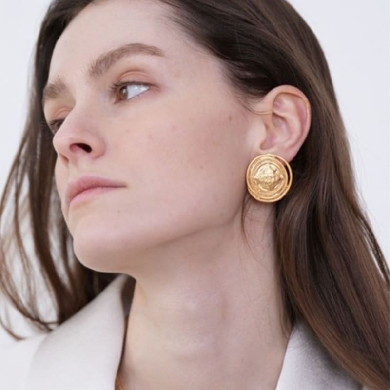 ZOENA Diva round earring