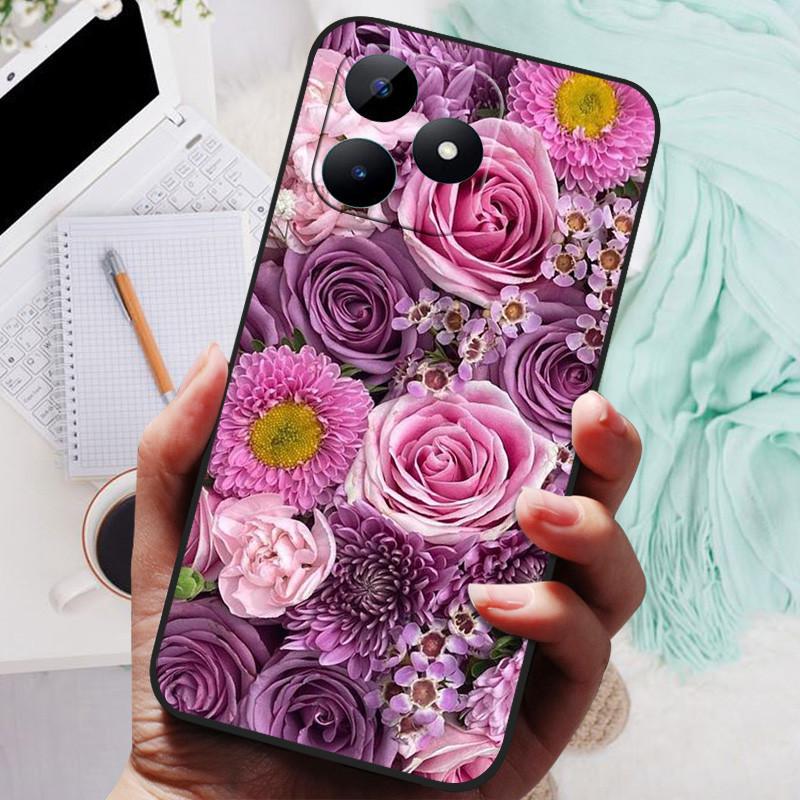 For Realme Note 50 Case TPU Silicone Shockproof Cat Phone Cover For Realme Note50 Funda RMX3834 Cool Printing Soft Coque Cute