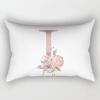 Fashion 26 Letter Pillow Case Pillow cover English Alphabet Pillow Case Home Decoration Pillow Case Flowers Pillow Case Fashion Pillow cover
