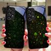 Dream Space Schwarz Grün Für Samsung Galaxy S10 20 Plus 21 FE 22 23 24 FE 25 Ultra Schwarz Gehärtetes Glas Handyhülle Hartschale