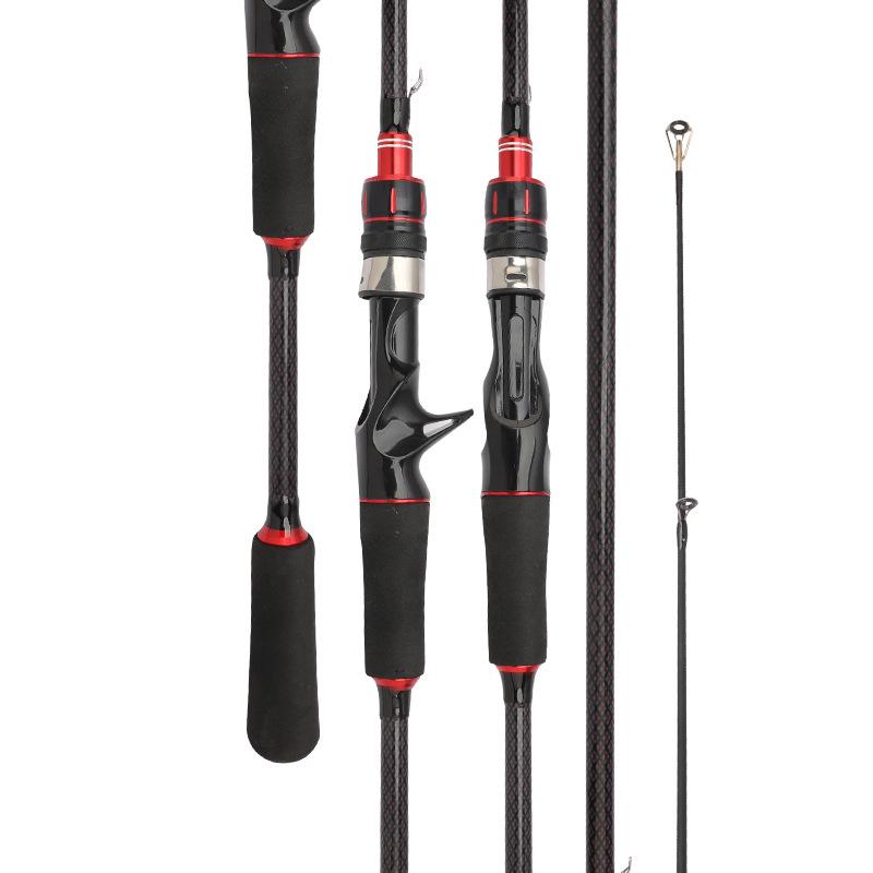 Carbon ML M Tone Fishing Rod Kit with Gun Handle Baitcasting & Straight Handle Spinning Reels