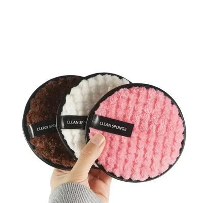 1 Stück Faser Make-up Entferner Pad Wiederverwendbar Gesichtsreinigung Schwamm Tuch Handtuch Kosmetikpuder Make-up Zubehör