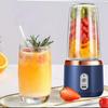 Compact Rechargeable Juicer Cup, Multi-Functional Fruit Mixer, Ice Crusher, Citrus Squeezer, Travel Smoothie Blender
