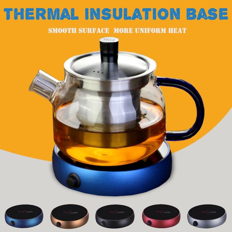 5 Colors Electric Heating Coasters Water Heater Portable Desktop Coffee Milk Tea Warmer Heater Cup Mug Warming Trays 220V-250V