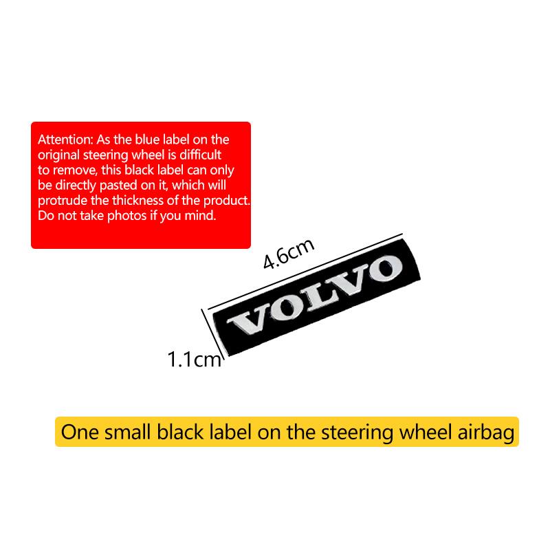 Acessórios de Decoração com Adesivo de Logotipo para Grade Frontal e Porta-malas de Carro Para Volvo Rdesign Polestar AWD V50 S60 XC60 S40 XC40 XC90 V60 S80 S90