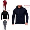 Stilvolles Herren-Trainingsanzug-Set mit Kapuzenjacke und Hose mit verstellbarem Bund