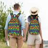 Rainbow Leopard Backpack for Men Women Cool High School Work Daypack Lgbt Pride Laptop Computer Canvas Bags Durable