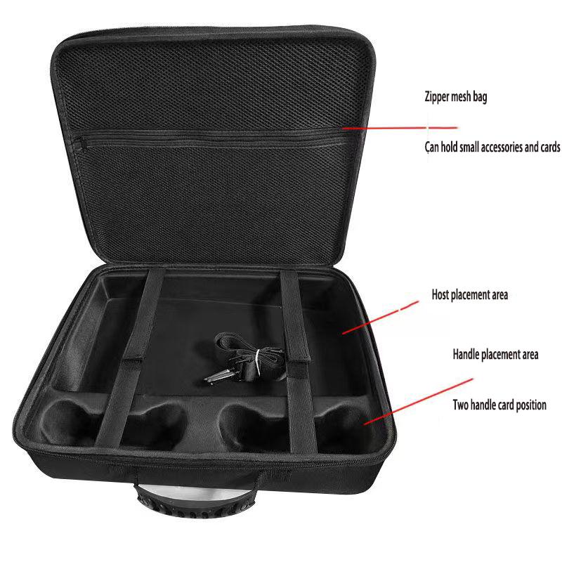 Suitable for PS5 Portable Bag, Playstation 5 Partition Storage Bag, EVA Shock Resistant and Drop Resistant Storage Box