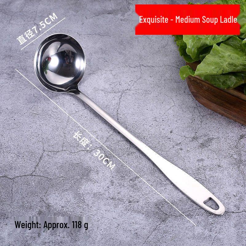 Stainless Steel Soup Ladle and Colander Holder Stand for Restaurants