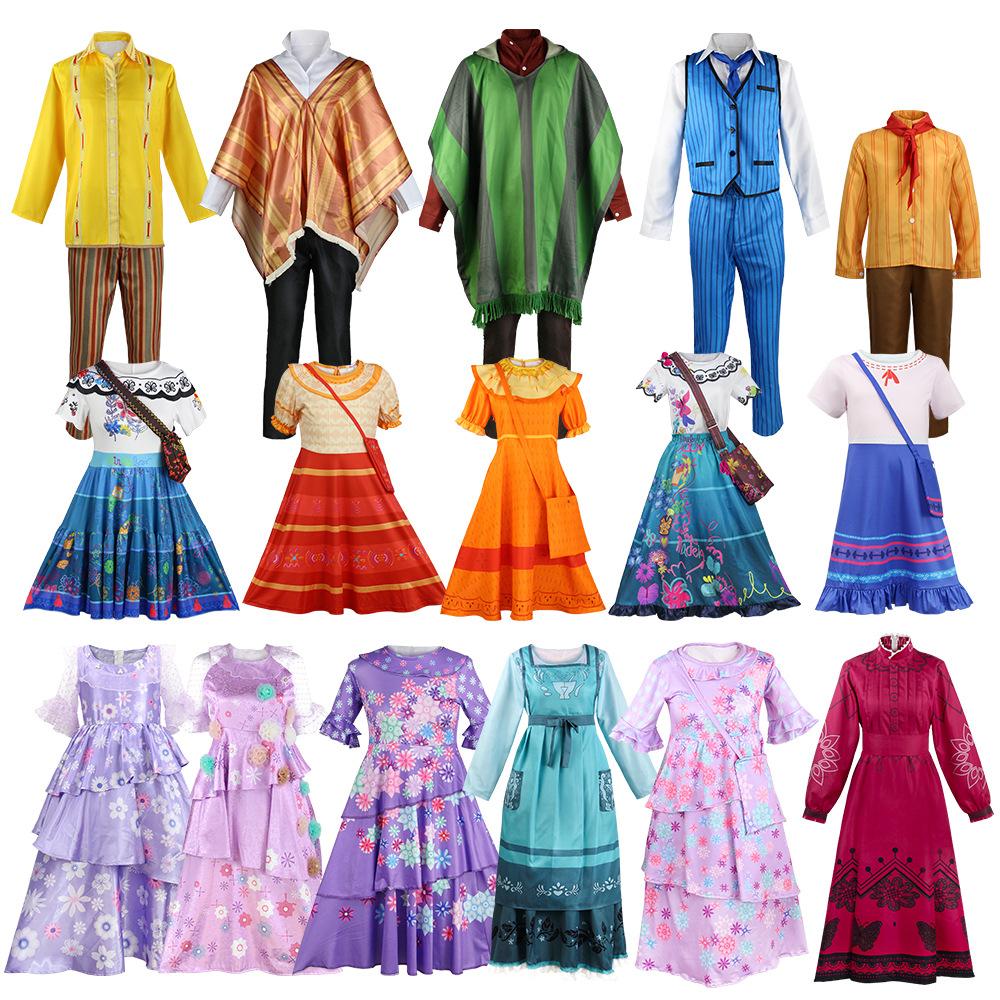 Magical House Full Princess Isabella Cosplay Costume Dress Children For
