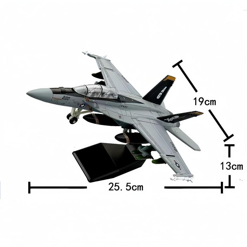 F-18 Fighter Toys DIY Assembled Military Plane ABS Plastic 1/72 Scale Airplane Model Aviation Child Gifts DIY Toys