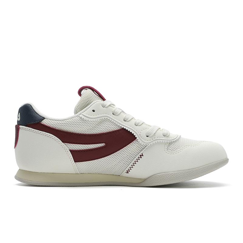 FILA Trail Arc Edge Shoes Fashion Versatile Simple Low Top Casual Shoes Women sneaker White Red F12W522114FAC