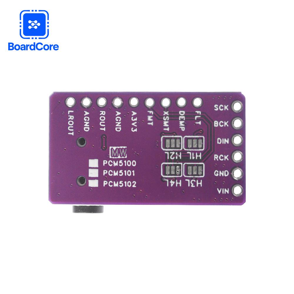 PCM5102 I2s Dac Module GY-PCM5102 I2S Player Module for Raspberry Pi PHAT Format Board Digital PCM5102A Audio Board