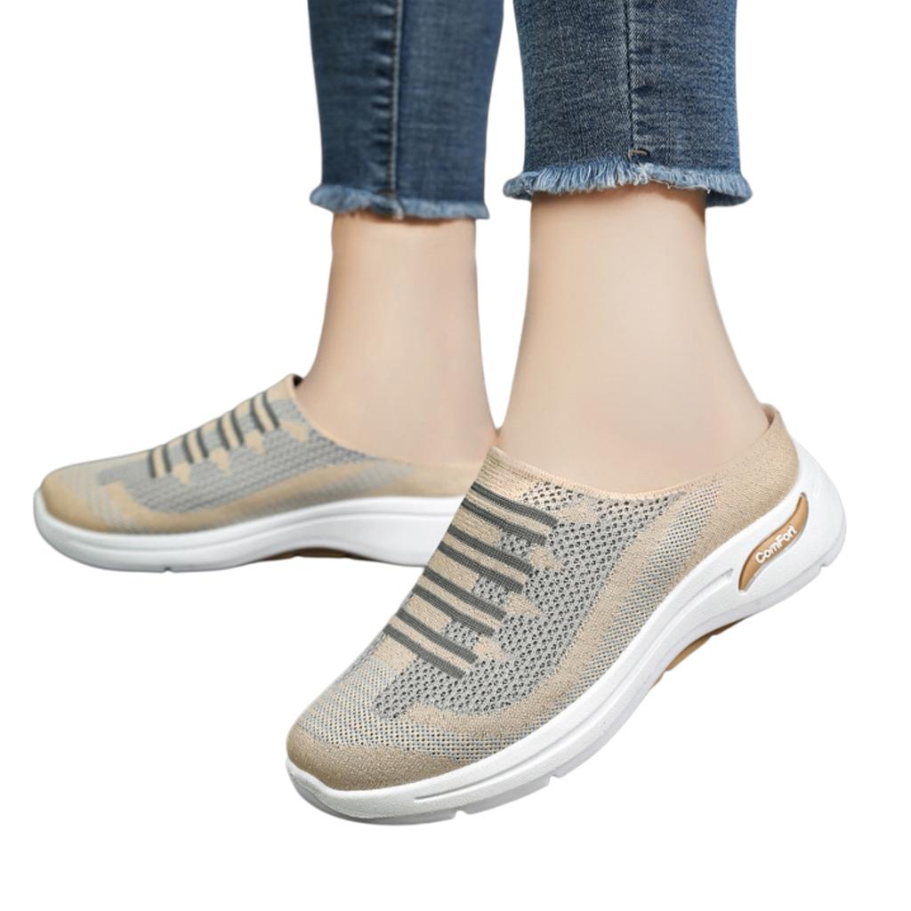 Breathable Mesh Slide Slippers for Indoor Outdoor Wear