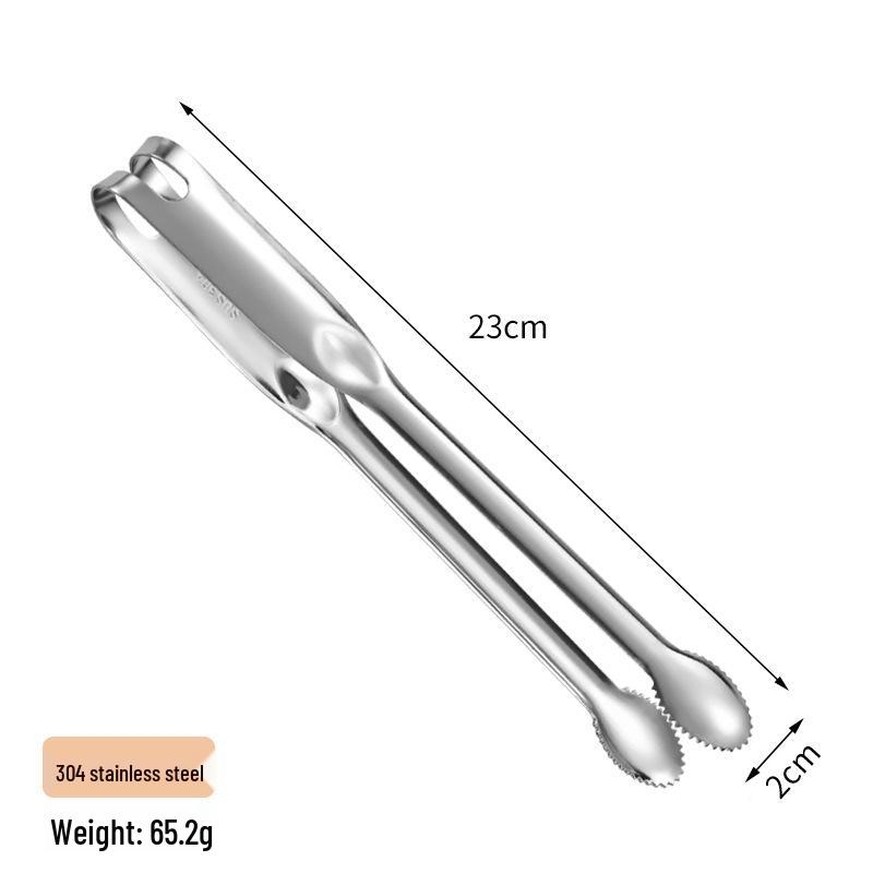 304 Stainless Steel Seafood and Fish Tongs for Japanese Cuisine, Grilling, and Buffets