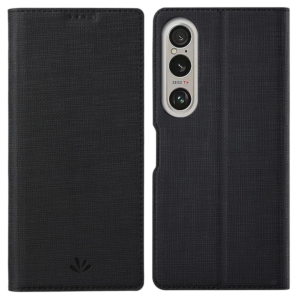 VILI DMX Series For Sony Xperia 1 VI Case with Card Holder Leather Phone Cover