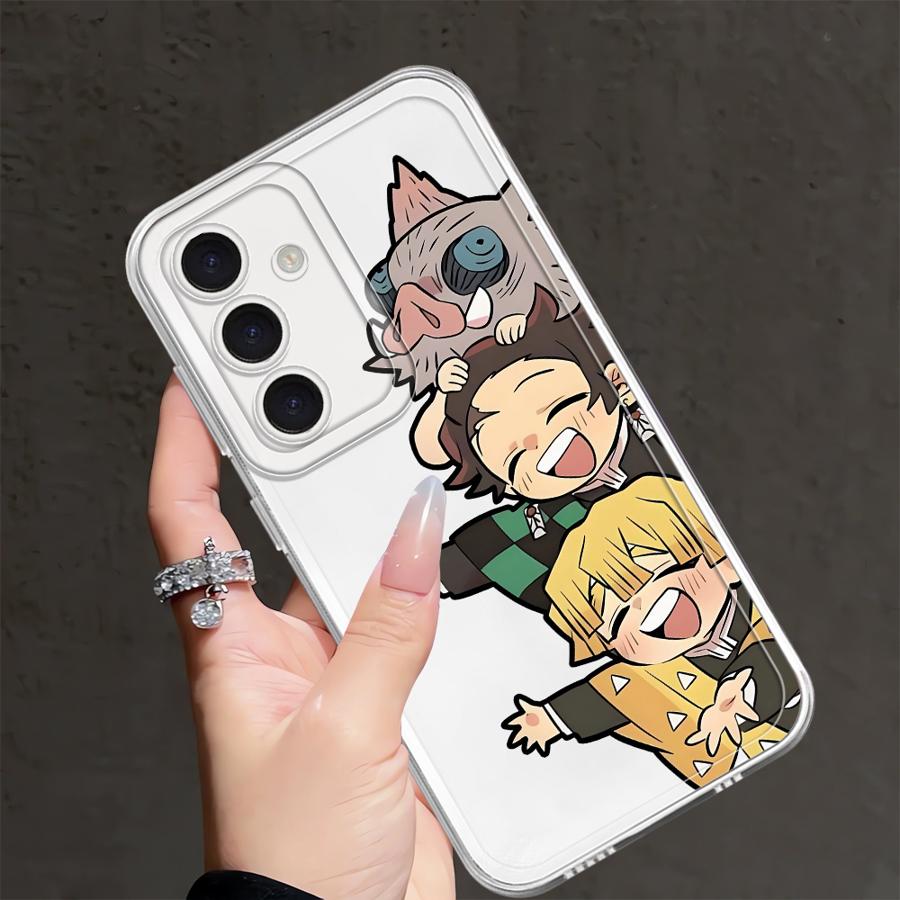 Case for Samsung Galaxy A57 A36 A37 A34 A35 A26 A24 A52 A17 A54 A15 A55 A14 A16 A52 A25 A51 A56 Phone Cover D-Demon S-Slayer