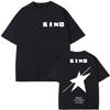 Rock Band Viktor Tsoi Kino A Star Named Sun Camiseta do Álbum Moda de Rua Tendência Camiseta Masculina Feminina Camisetas de Algodão Oversized