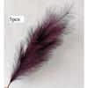 5pcs Extra Large Pampas Grass Stems 120cm Fluffy Artificial Silk Reed for Boho Home Wedding Decor