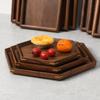 ZISIZ Black Walnut Serving Tray