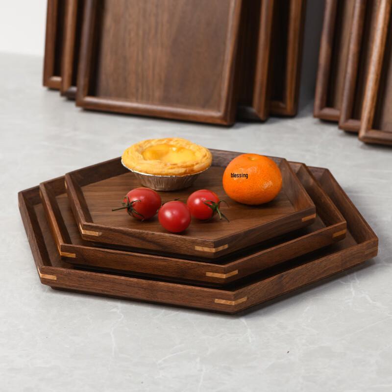 ZISIZ Black Walnut Serving Tray