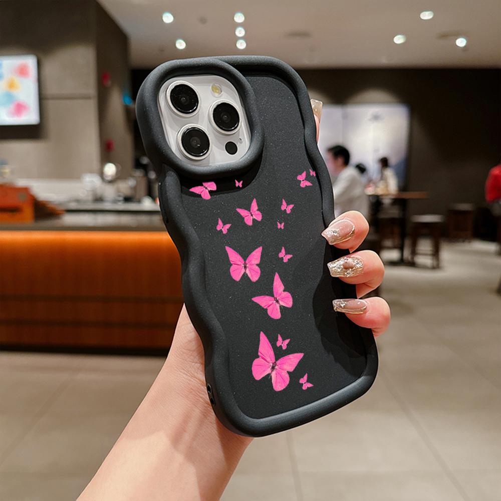 Macaron Soft TPU Phone Case for Xiaomi Poco X3 X5 X6 M6 Pro Redmi 10c 12C 13C Redmi Note 9 10 11 12 13 Pro 10s 11s 12s Cover Ae58 Butterfly art design