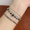 Tassel Retro Multilayer Bracelet Delicate Beads Bangles Vintage Ethnic Style Bracelet  Lady