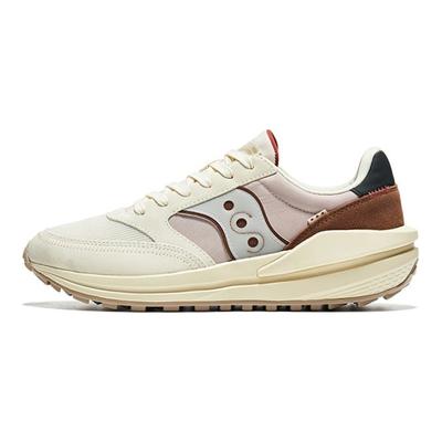 Jazz Renew Retro Comfortable Mesh Nylon Slip Resistant Durable Low Top Casual Running Shoes Unisex Sneaker Beige Brown S79040-8