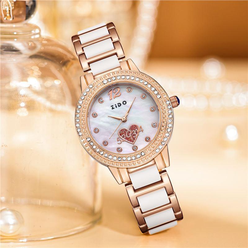 Orologio da Donna in Quarzo Ceramico Sintetico - Design di Nicchia di Alta Gamma