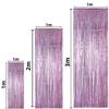 Gold Foil Curtain Fringe Pink For Backdrop Party Back Drop Photo Booth Wedding Graduations Birthday Christmas Event