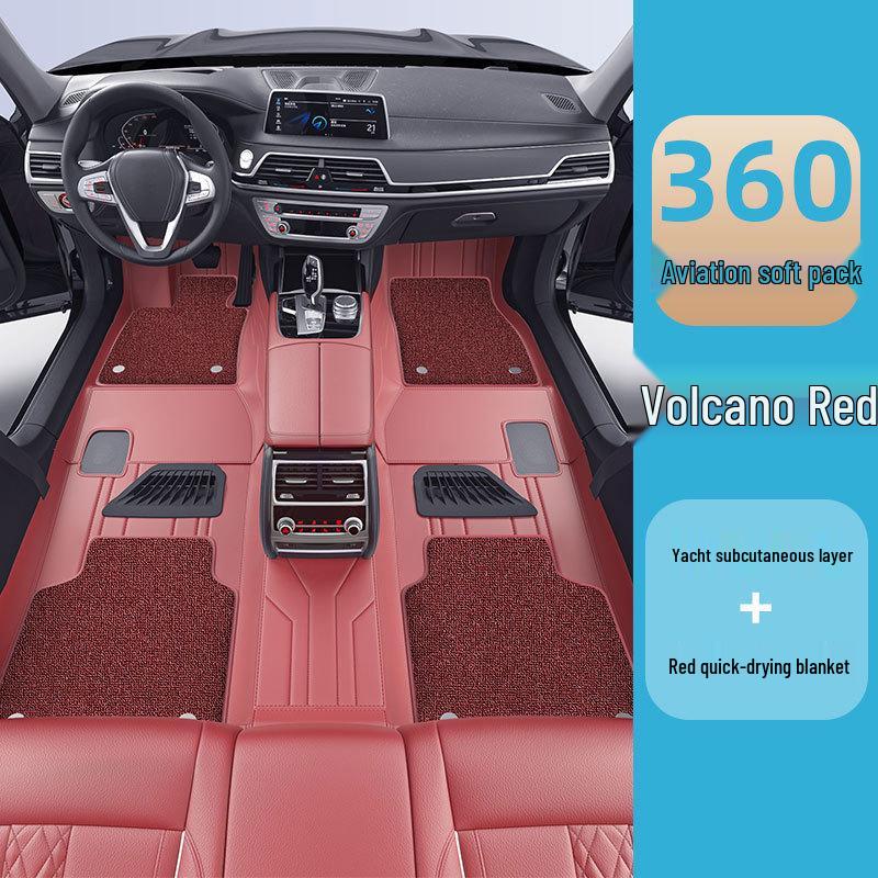 

360° Full Coverage Soft Car Floor Mats for Cadillac CT5/CT6, XT5, XC60, S90, and Land Cruiser 4/5 seats
