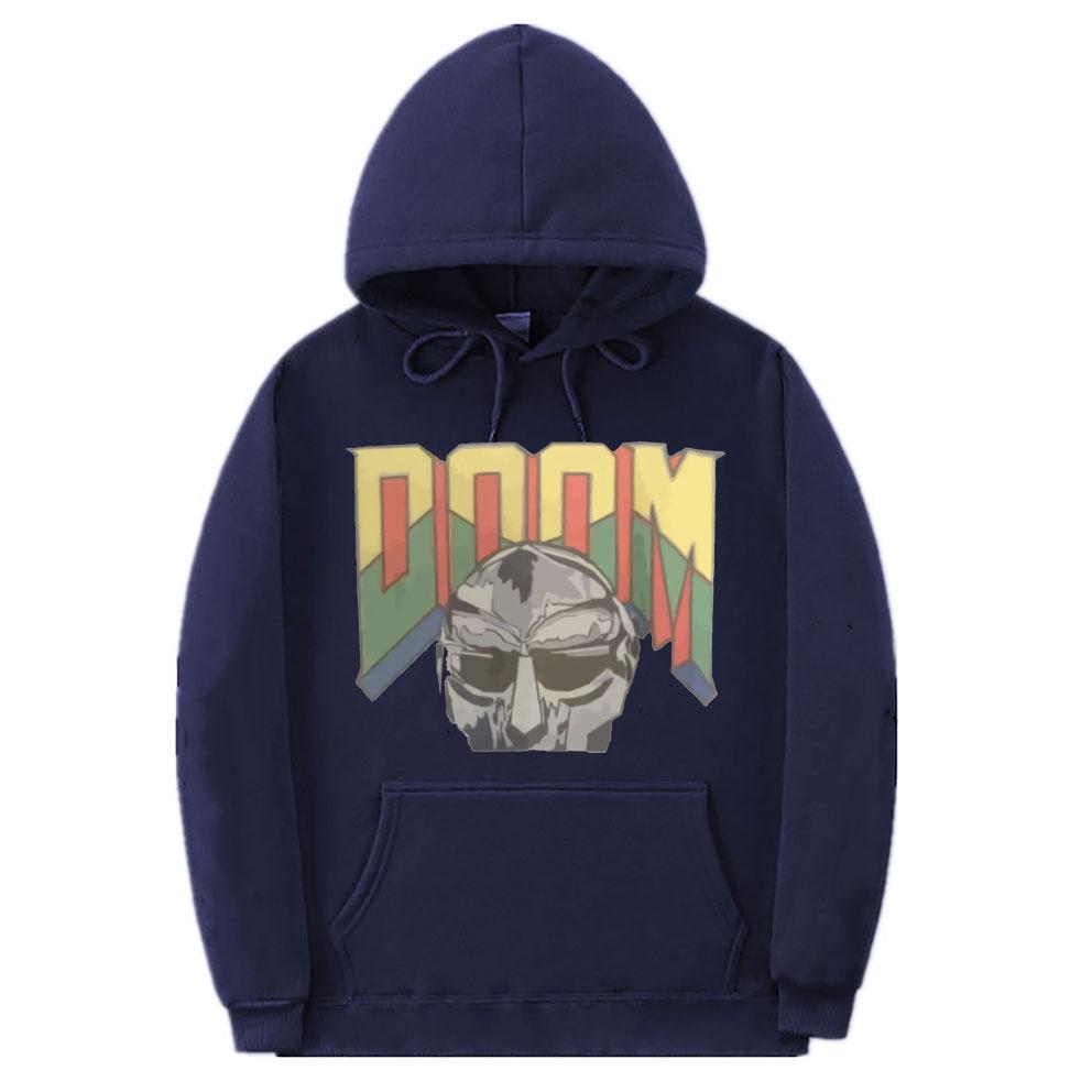 Singer Mf Doom Толстовка с графическим принтом унисекс Повседневная свободная уличная — фото 4