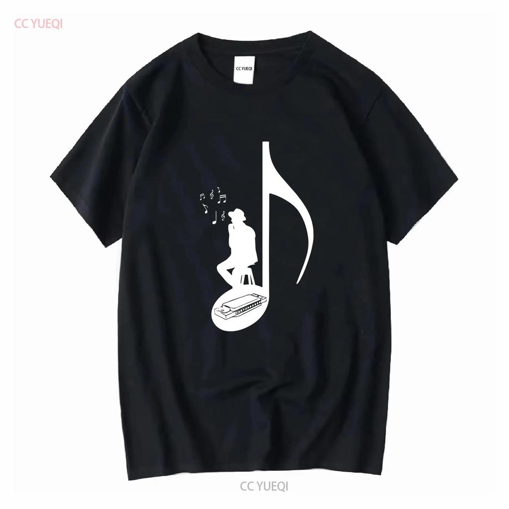 Harmonica Player Harp T Shirt For Man Woman Mouth Organ Instrument Blues Band Music Musician vintage Washed Breathable Slightly