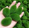 30PCS Artificial Moss Stones Decorative Faux Green Plants Miniature Landscape Moss for Indoor Wall Decoration Micro Landscape Bonsai Accessories