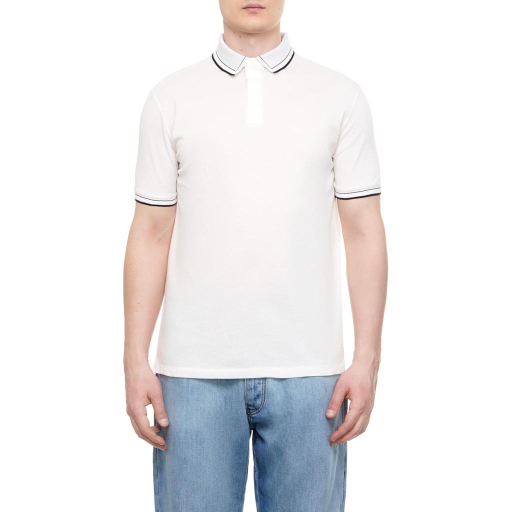 Emporio Armani Logo-embroidered Cotton Polo Shirt 3D1FM6-1JTKZ-0101