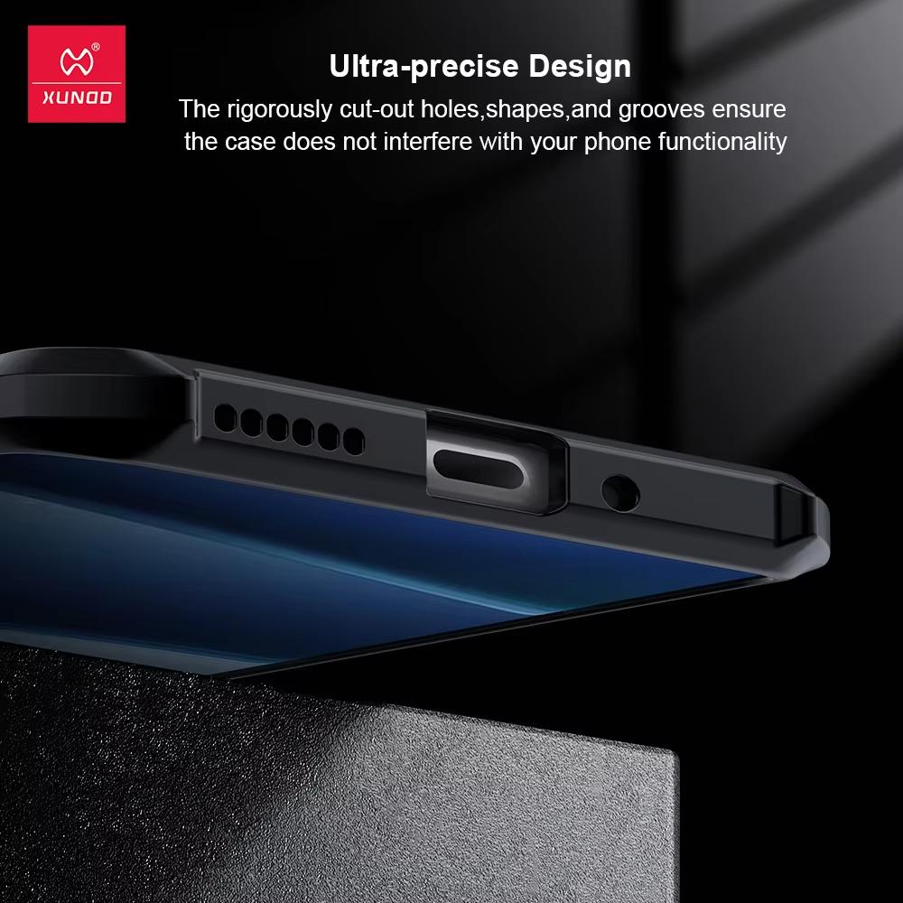 XUNDD For Xiaomi Poco X7 Pro Casing Poco X7 Case Luxury Shockproof Back Cover With Rotatable Magnetic Holder Stand