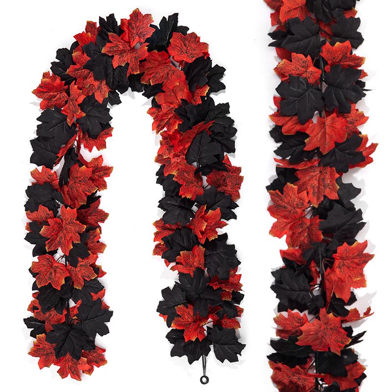 Halloween Autumn Maple Leaf Vine Wall Hanging Decoration