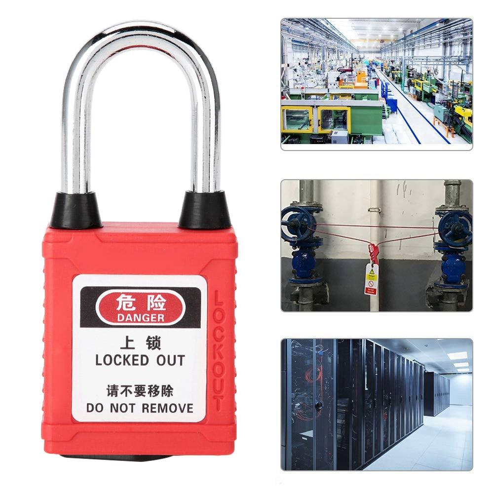 Steel Beam Safety Dust Proof Nylon Padlock Lockout Tag Out Isolation Lock
