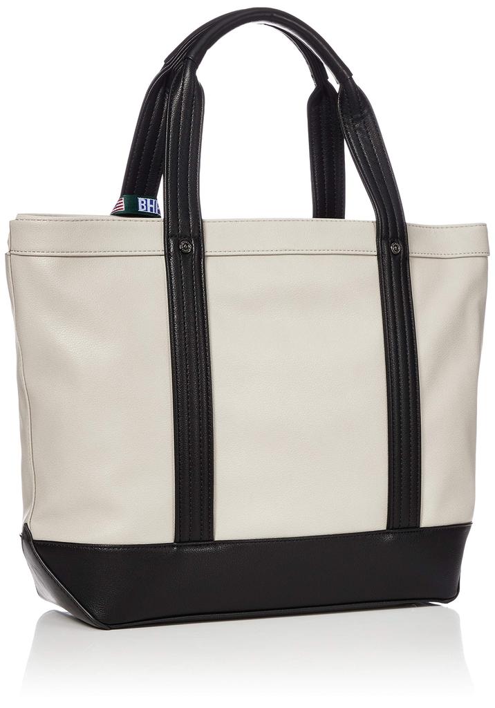 Beverly Hills Polo Club PU-Tragetasche, Beige x Weiß